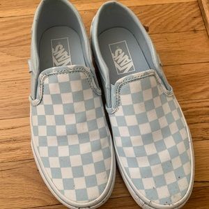 Checkered vans great condition will clean before shipping